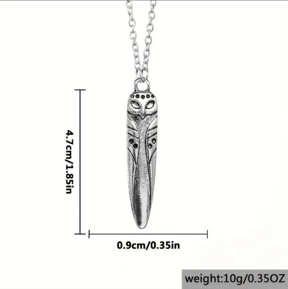 BEST SELLER #2 Silvery beautiful Owl ๐ necklace - Picture 4 of 5